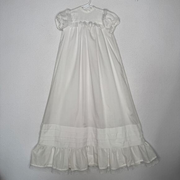 Handmade Other - Vintage 1970s Handmade Christening Baptism Gown Lace Heirloom Baby 6-12M